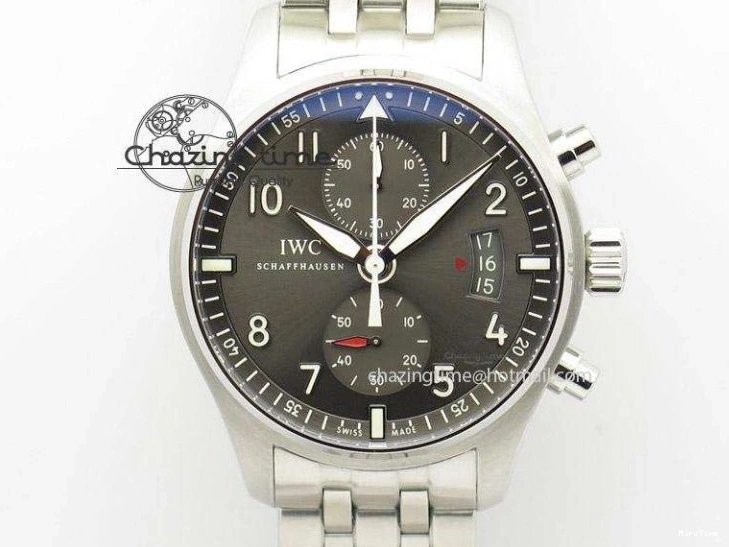 MIROTIME 0109 SunProtective Big Pilot Real PR IW500910 “Patrouille Suisse” ZF 1:1 Best Edition On Gray Nylon Strap 7278